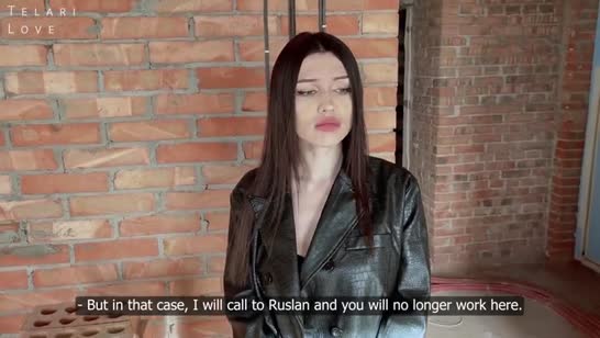 Поймал телку на стройке и заставил сосать 3