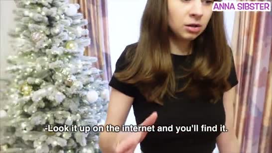 На Новый год получил мастурбатор и киску сводной сестры